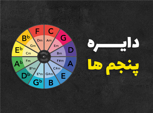 دایره پنجم ها در موسیقی | راهنمای کامل  عملی