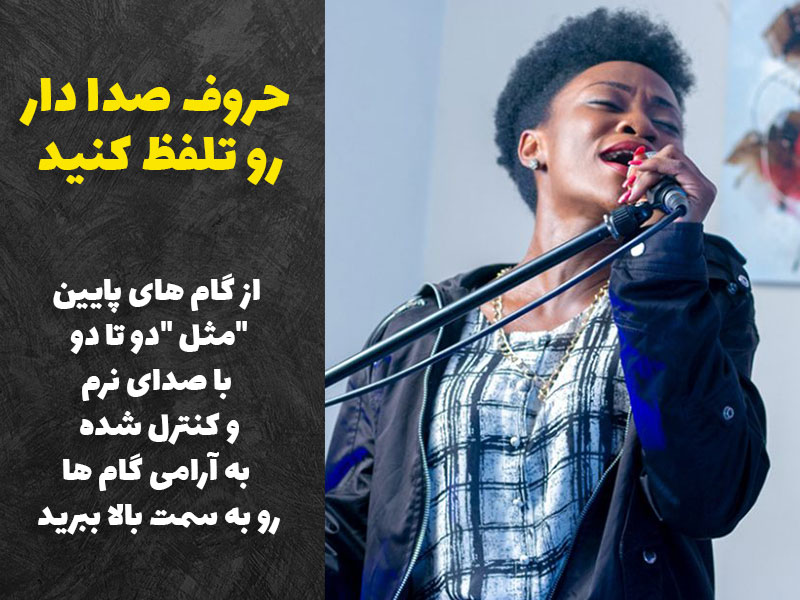 تمرین حروف صدا دار برای گرم کردن خوانندگی