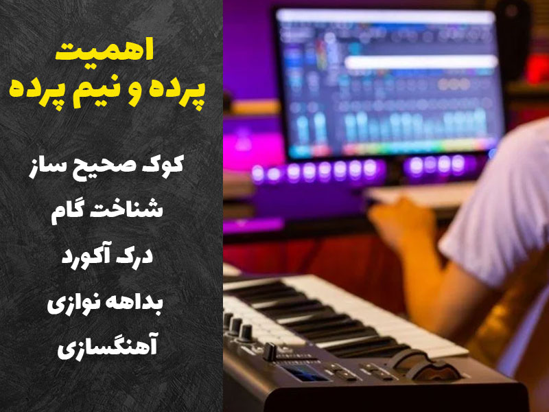 اهمیت شناخت فاصله پرده و نیم پرده در موسیقی